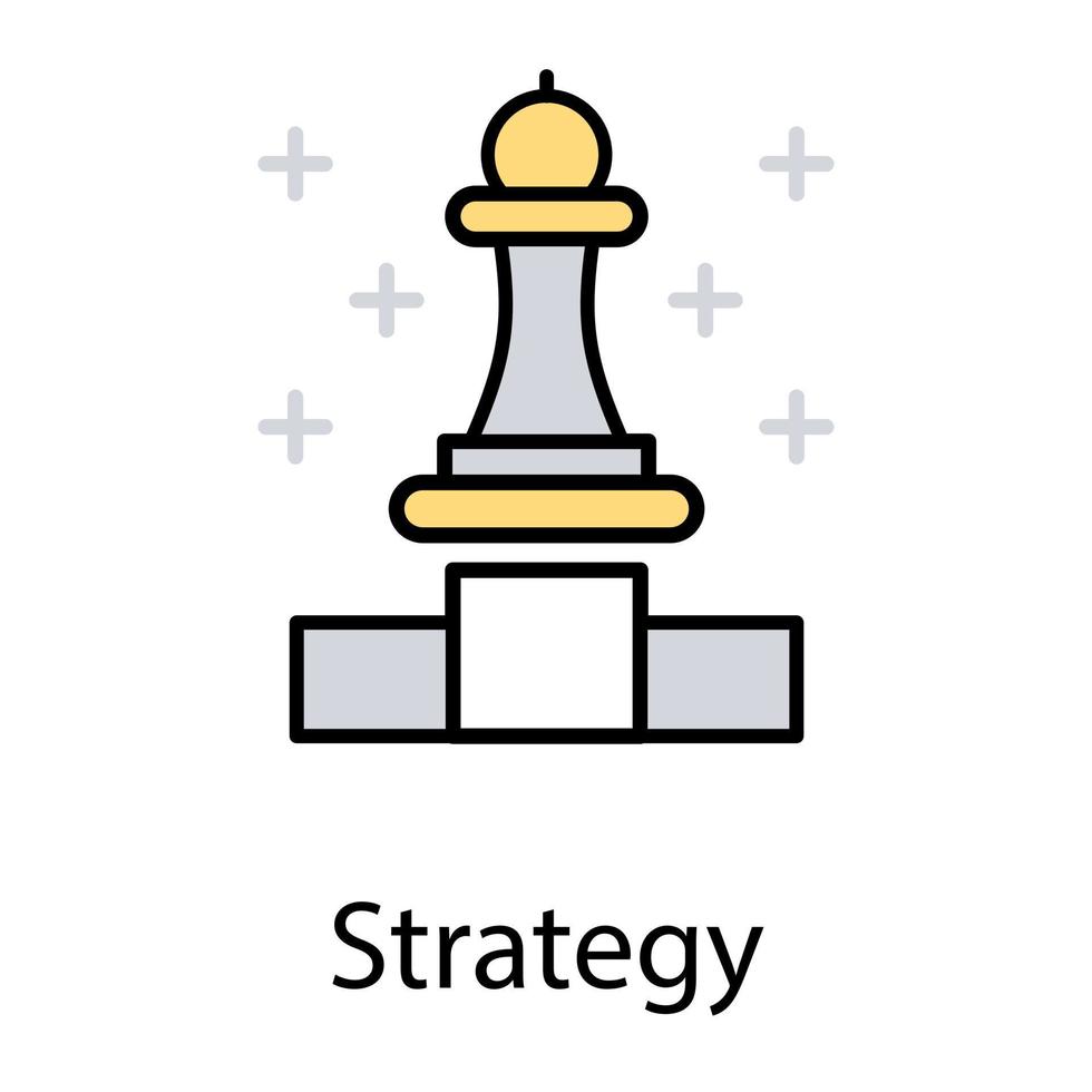 trendiga strategikoncept vektor