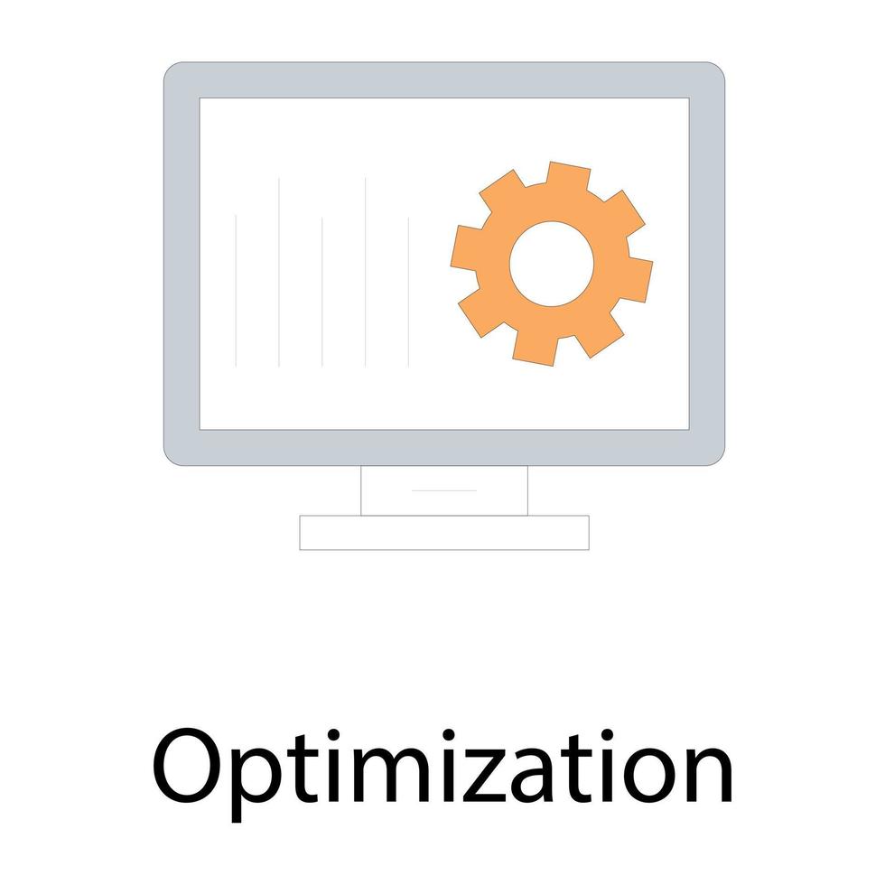 trendiga optimeringskoncept vektor