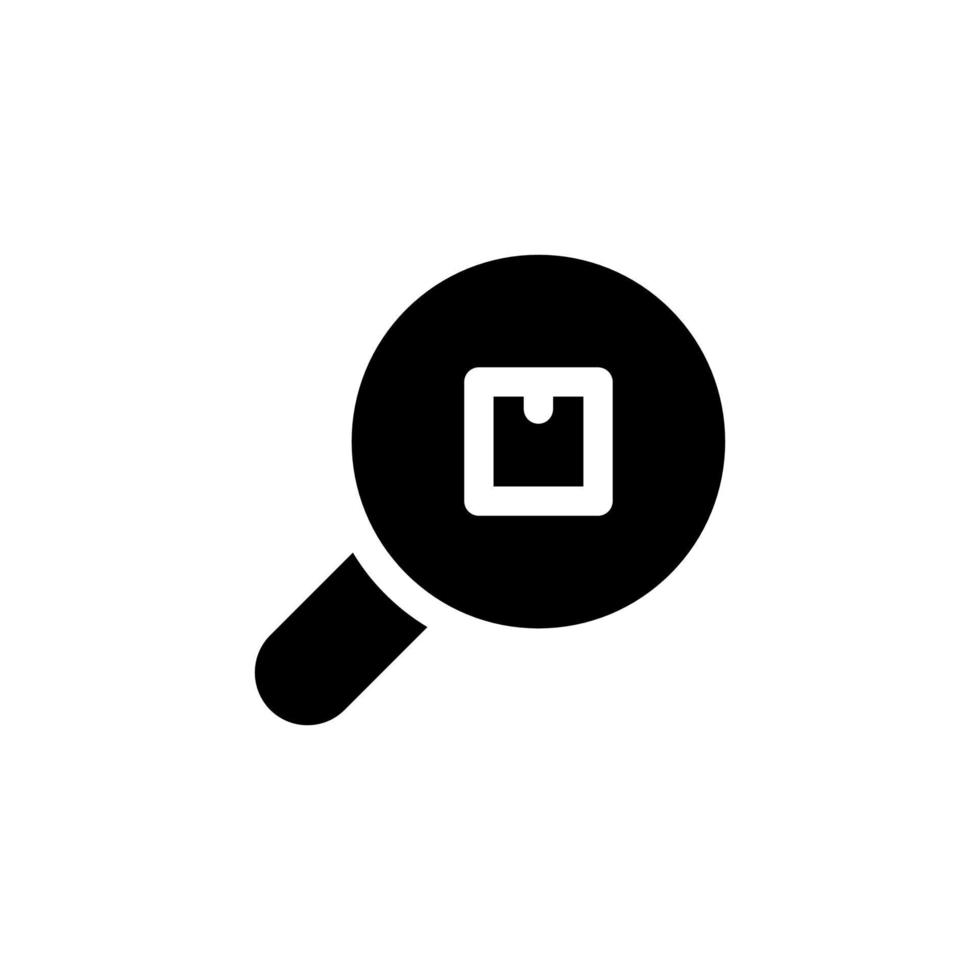 Suche Produkte Icon Design Vektor Symbol Finden, SEO, Suche, Produkt für E-Commerce