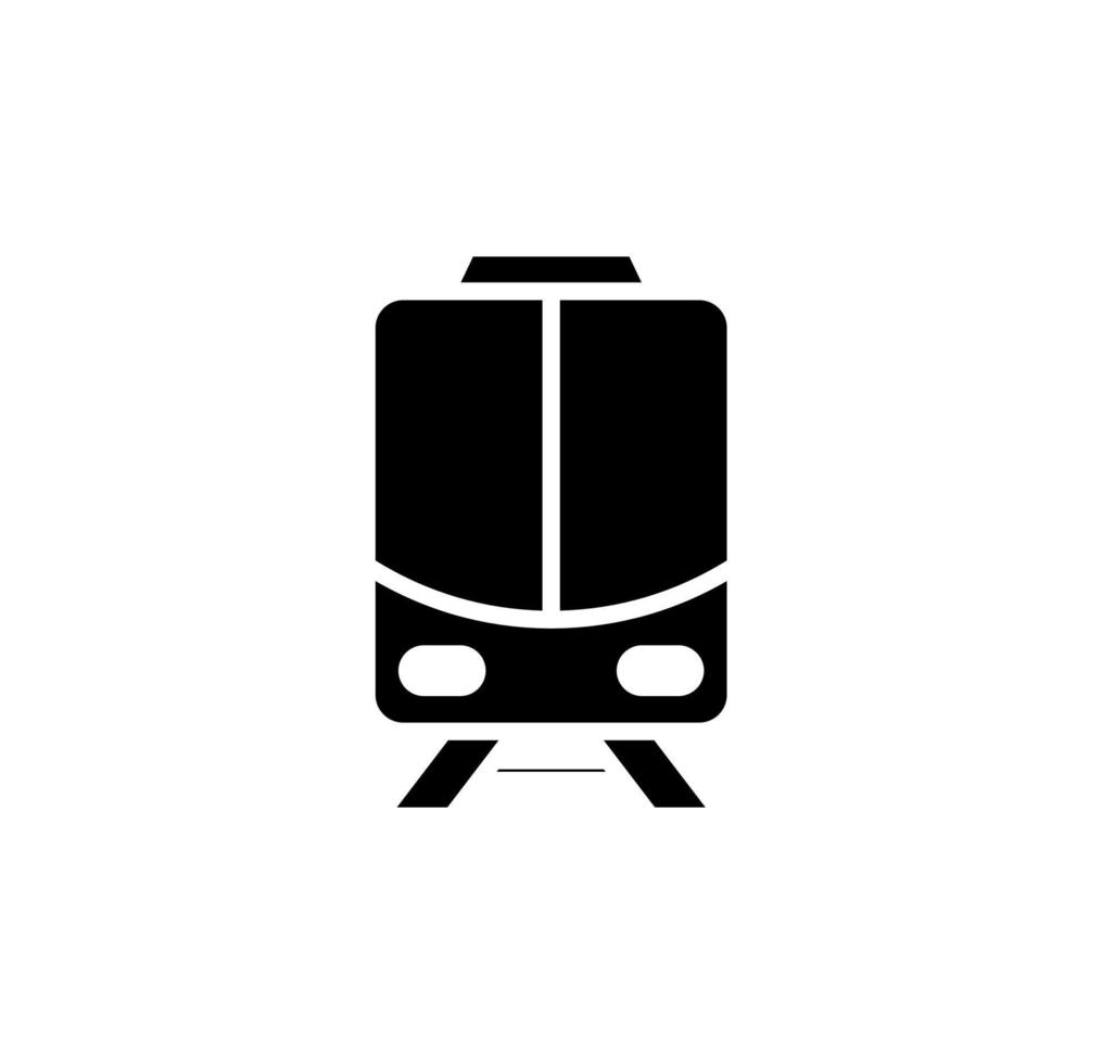 zug, lokomotive, transport solides symbol, vektor, illustration, logo-vorlage. für viele Zwecke geeignet. vektor