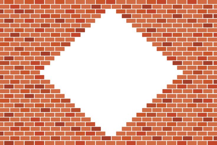 Abstrakter Hintergrund der Brown-Backsteinmauer - Vector Design