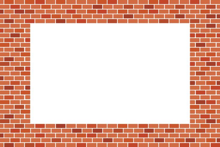 Abstrakter Hintergrund der Brown-Backsteinmauer - Vector Design