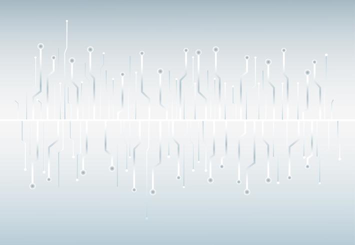 Technologie Wave Sound Hintergrund vektor