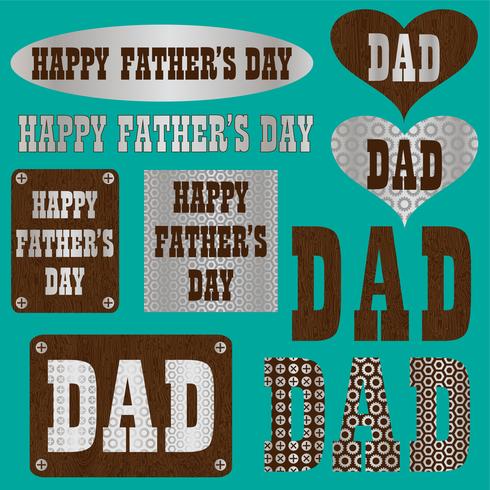 fathers day hårdvara clipart vektor