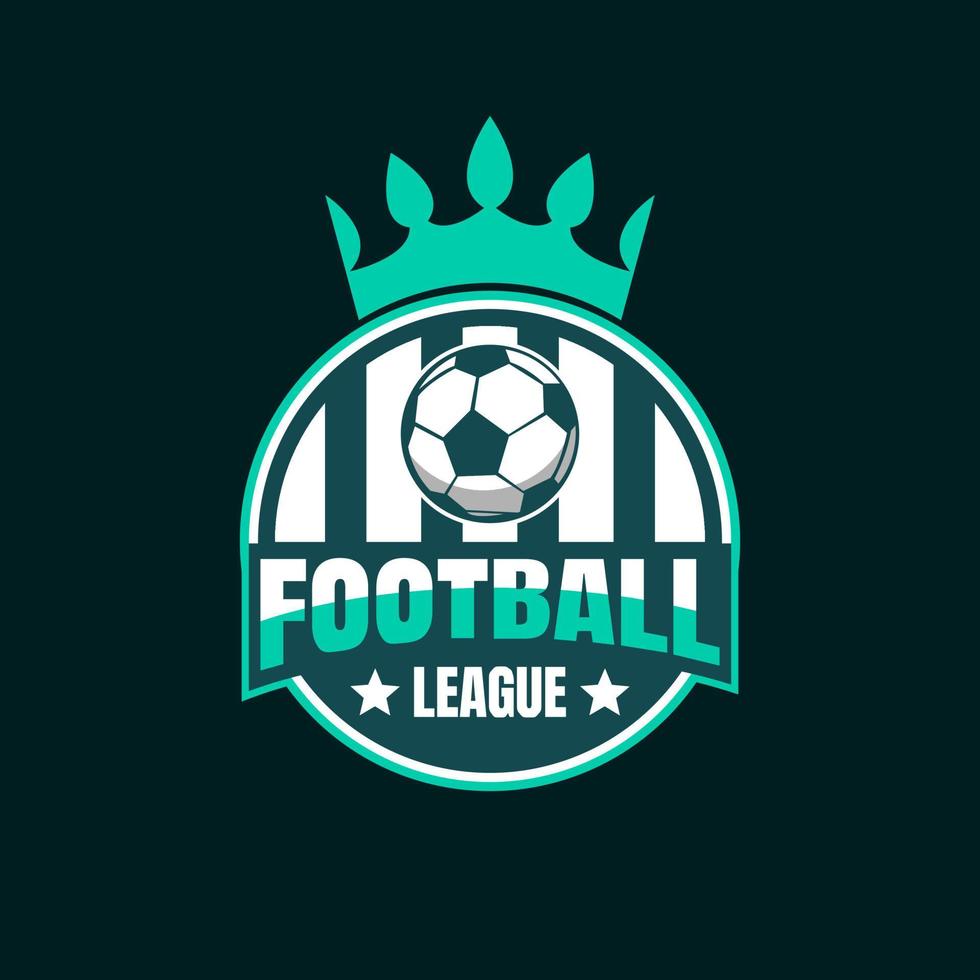 fotboll design logotyp vektor lllustration