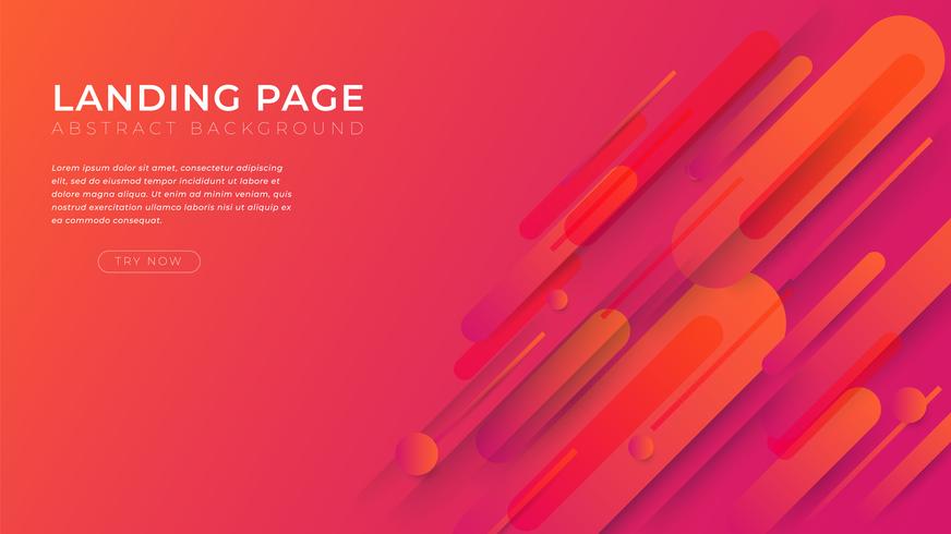 Minimale Formen Und Geometrischer Hintergrund Landing Page Template Fur Business Website Design Download Kostenlos Vector Clipart Graphics Vektorgrafiken Und Design Vorlagen