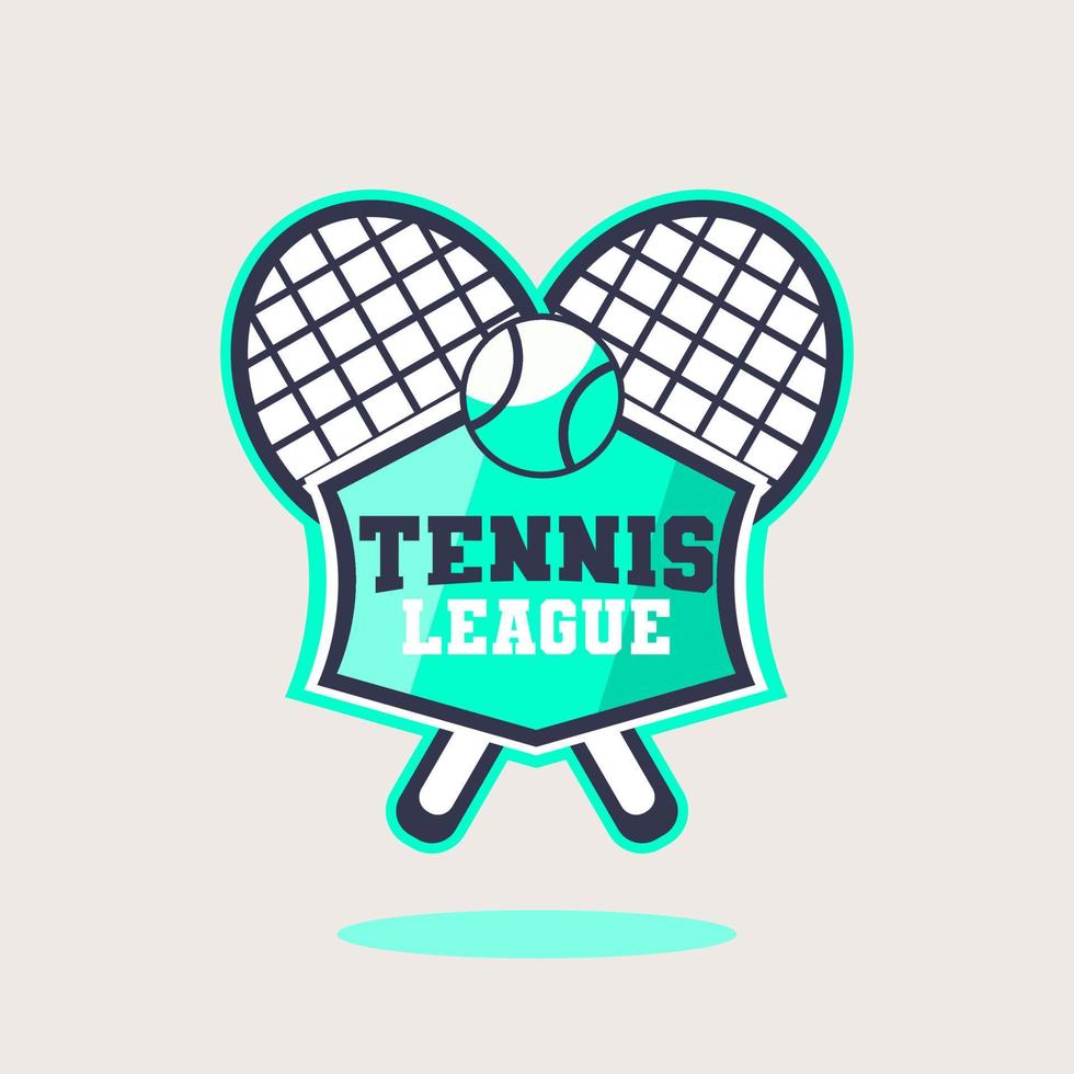 tennis design logotyp vektor lllustration