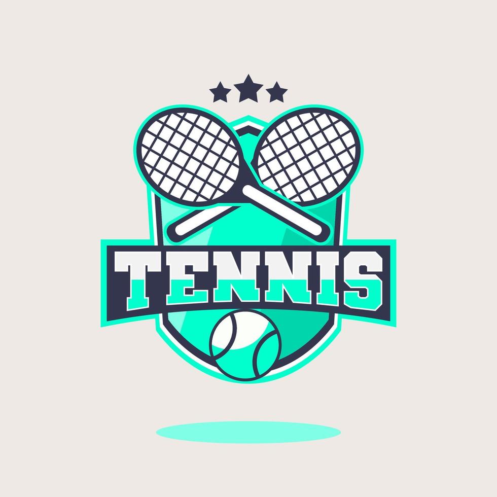 Tennis-Design-Logo-Vektor-Illustration vektor