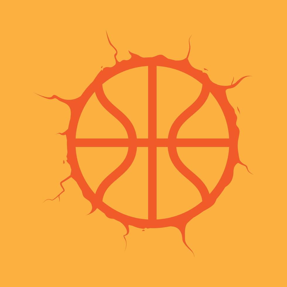 basket ball fast logotyp symbol ikon vektor grafisk design illustration idé kreativ