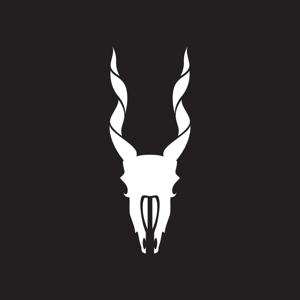 markhor kopf schädel logo symbol symbol vektor grafik design illustration idee kreativ