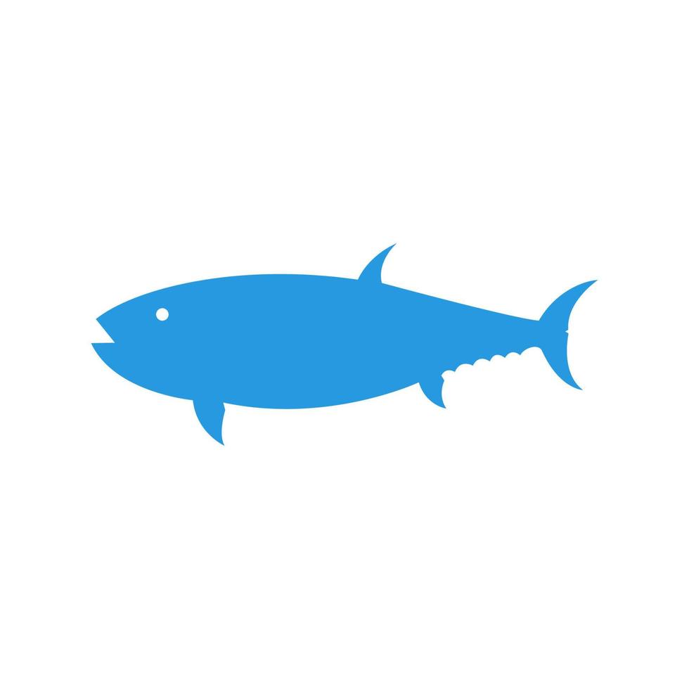 fisk tonfisk sushi japan skaldjur ikon logotyp design vektor