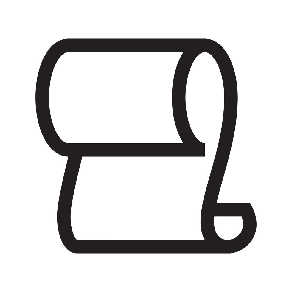 papper med bokstaven z logotyp symbol vektor ikon illustration design