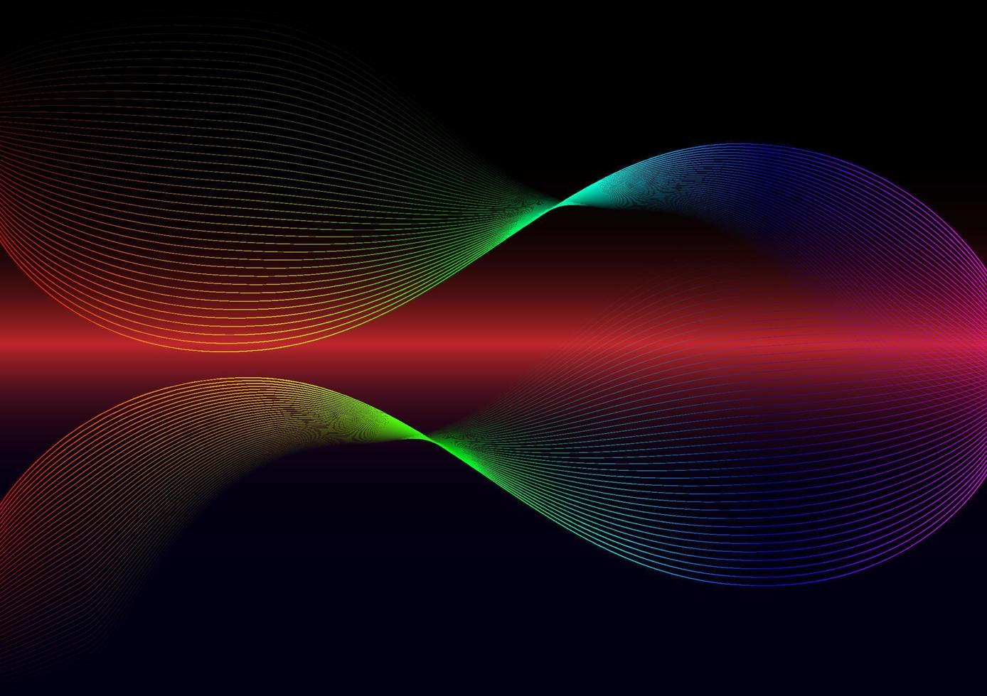 färg på våg abstrakt bakgrund. vektor