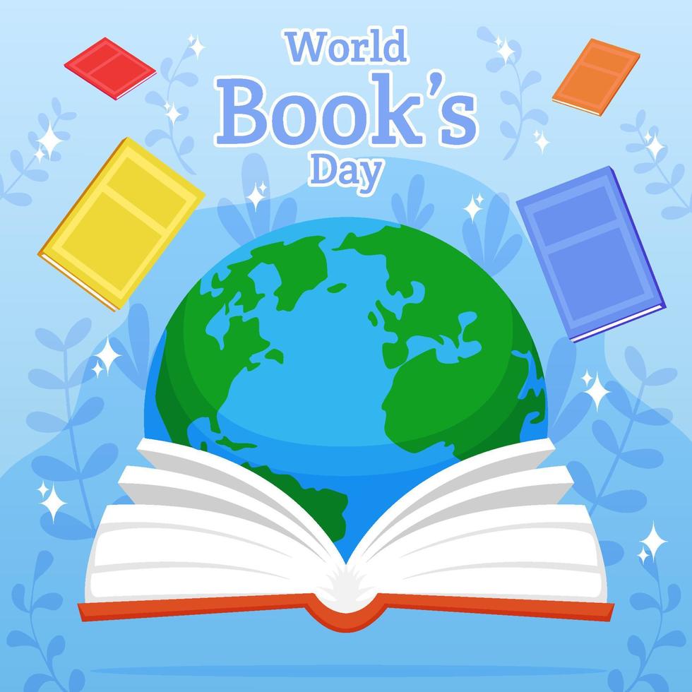 World Books Day koncept vektor