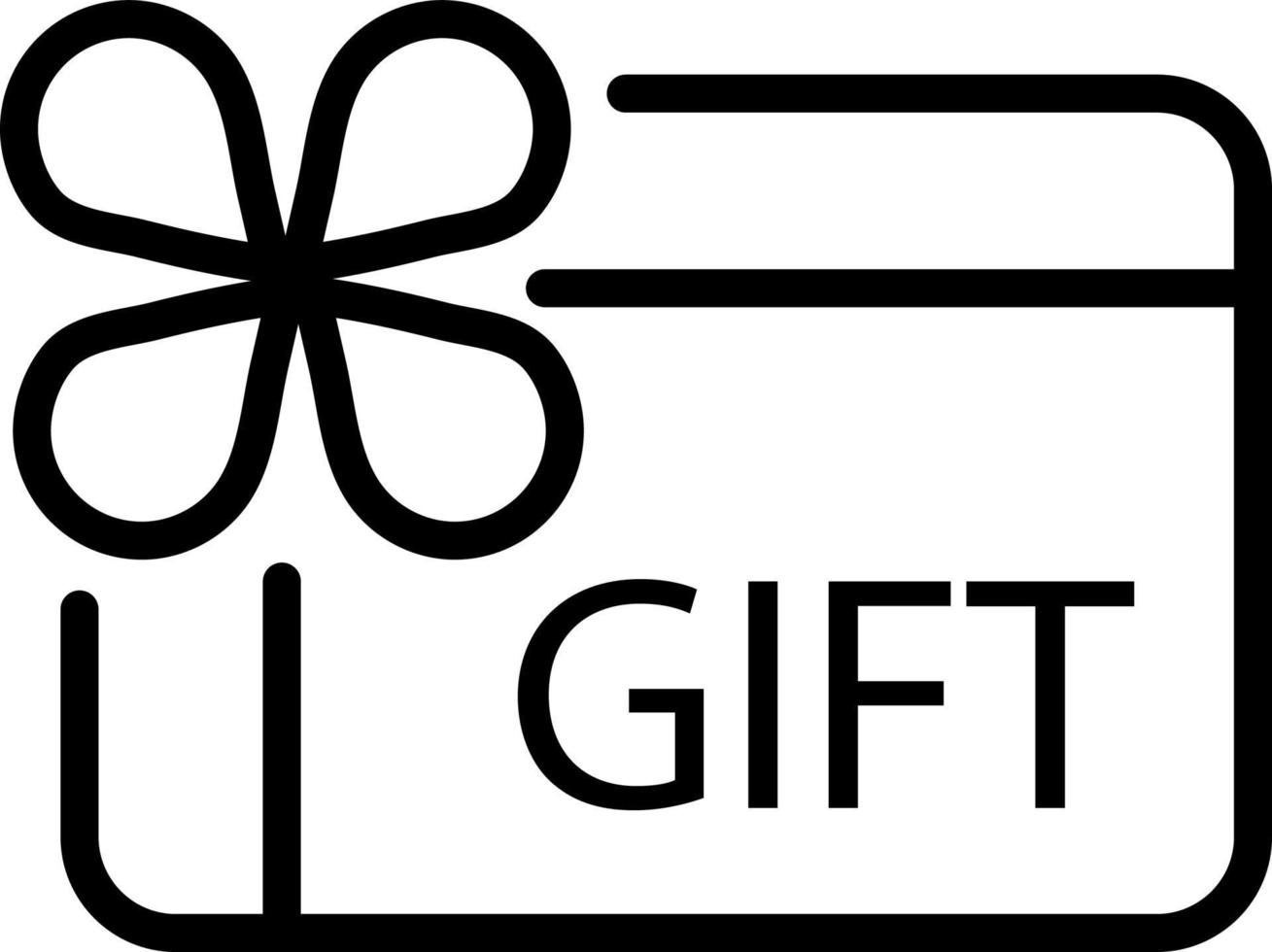 Gutschein-Rabatt-Geschenkkarte-Werbegeschenk-Geschenkverkaufsikone vektor