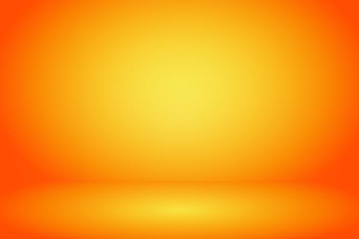 gul och orange studio rum bakgrund vektor