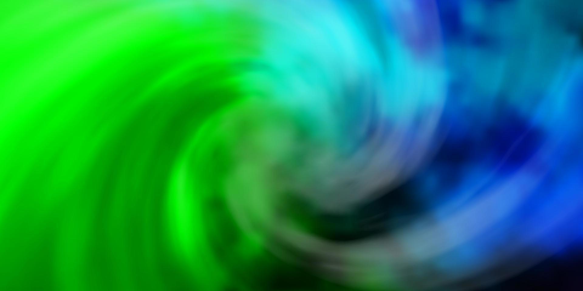 ljusblå, grön vektorbakgrund med moln. vektor