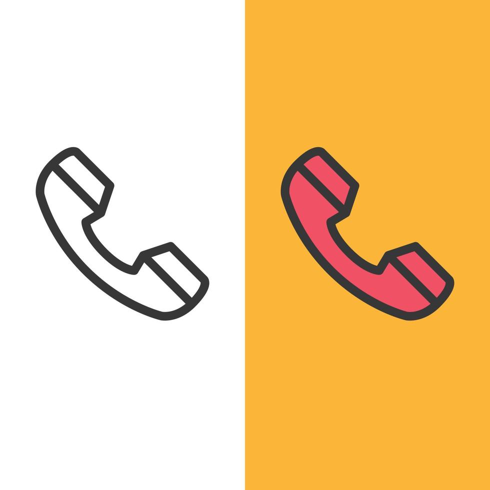 Symbol Telefon-Vektor-Illustration kommunizieren vektor