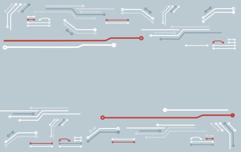 abstrakte Platine Technologie Linie Hintergrund vektor