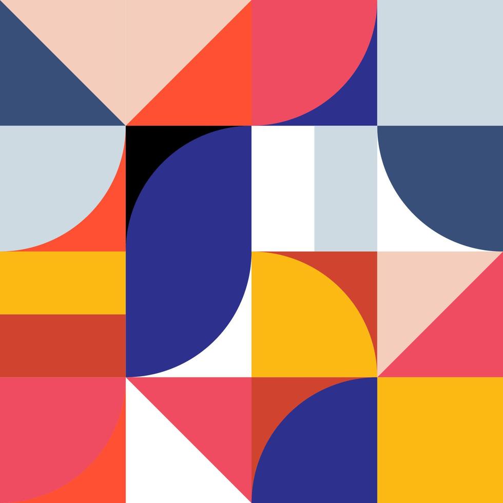 Geometrie minimalistisches Kunstwerkplakat mit einfacher Form und Figur. abstraktes Vektormusterdesign im skandinavischen Stil für Web-Banner, Geschäftspräsentation, Markenpaket, Stoffdruck, Tapete vektor