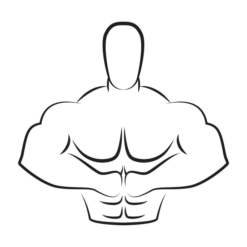 Fitness-Studio-Symbol-Logo vektor