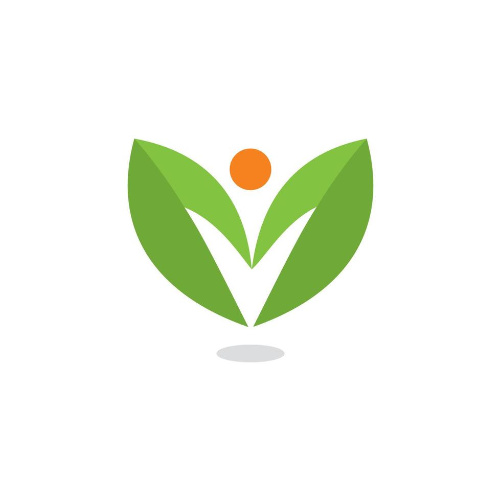 abstraktes Wellness-Logo, Gesundheitslogo vektor