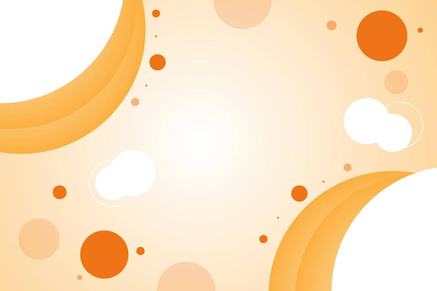 Hintergrundblase orange vektor