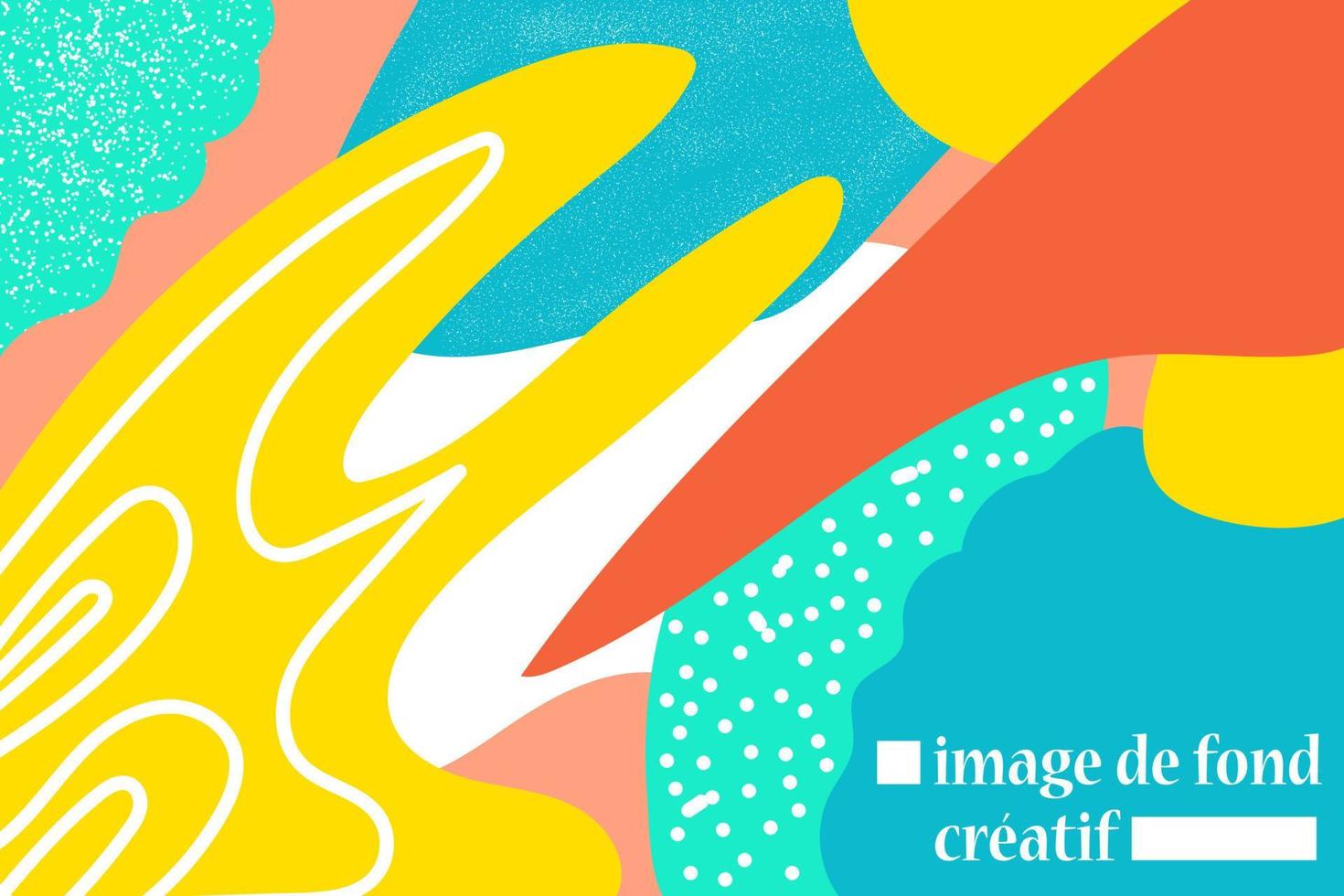 Hintergrund abstrakte temporäre Kunst mit Korn und hellen Farben. kann für Poster, Einladungen und Designelemente verwendet werden. vektor