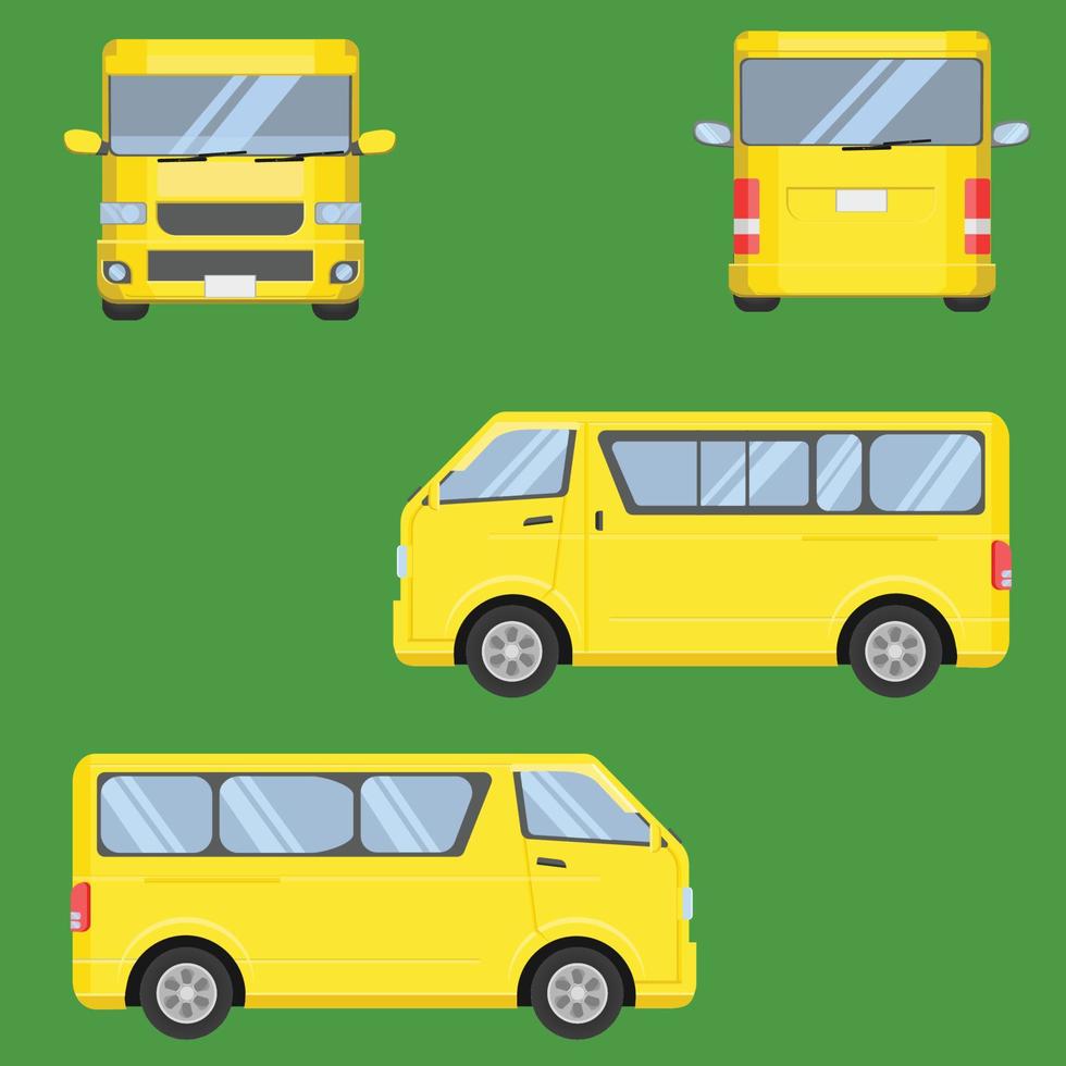 leveransbil bil transport vektor illustration eps10