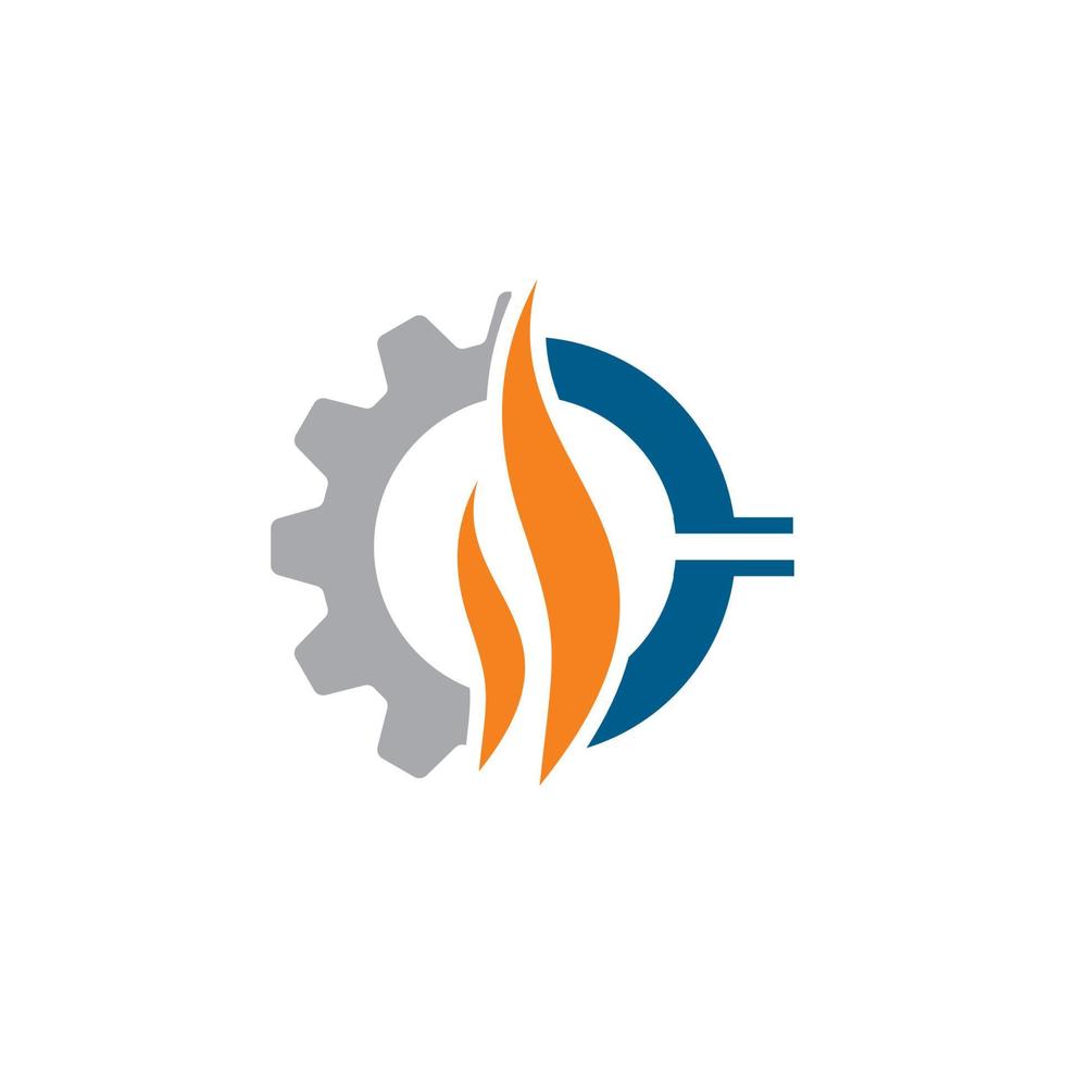 olja och gas logotyp, industriell logotyp vektor