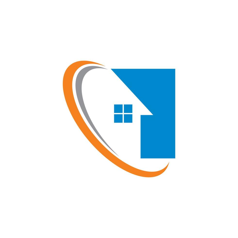 Immobilienlogo, Gebäudelogo vektor