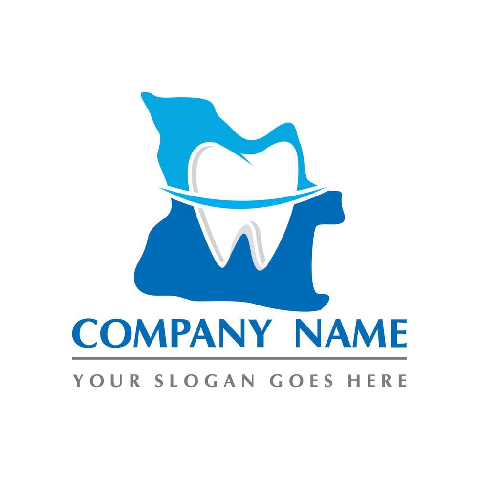 angola-karte und zähne zahnpflege symbol logo vektor