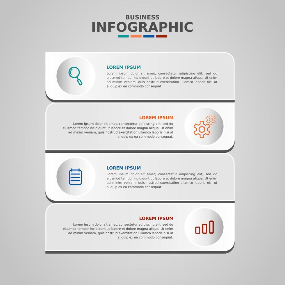 design infographic affärsmall vektor