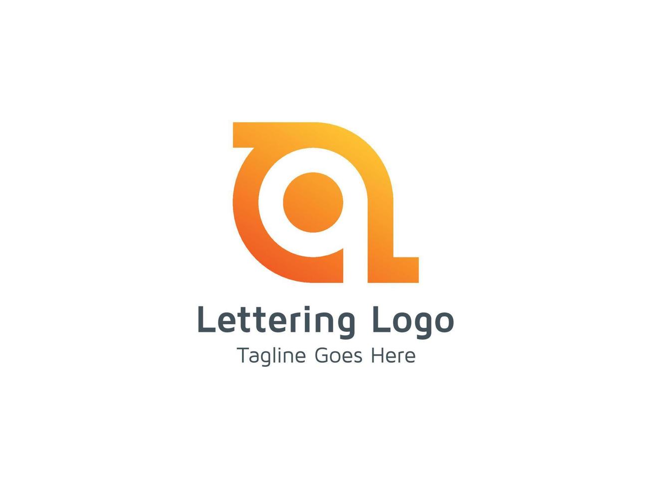 brev en modern teknik business logo design koncept mall vektor
