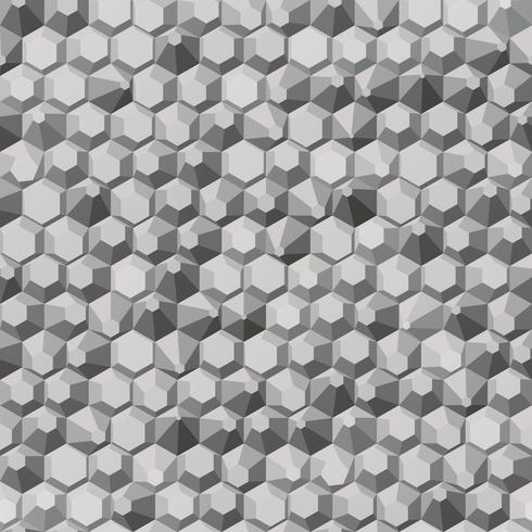 Abstrakter nahtloser Hintergrund des Polygons. vektor