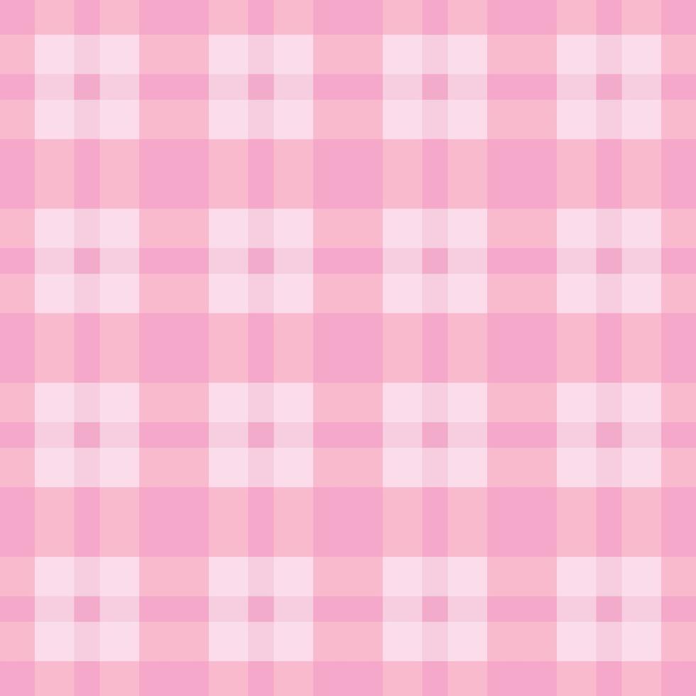 Rosa nahtlose Muster Tuch Grafik einfaches quadratisches Tartanmuster vektor