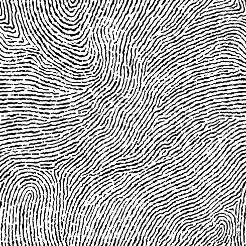 Nahtloser Hintergrund des Fingerabdrucks auf quadratischer Form. vektor