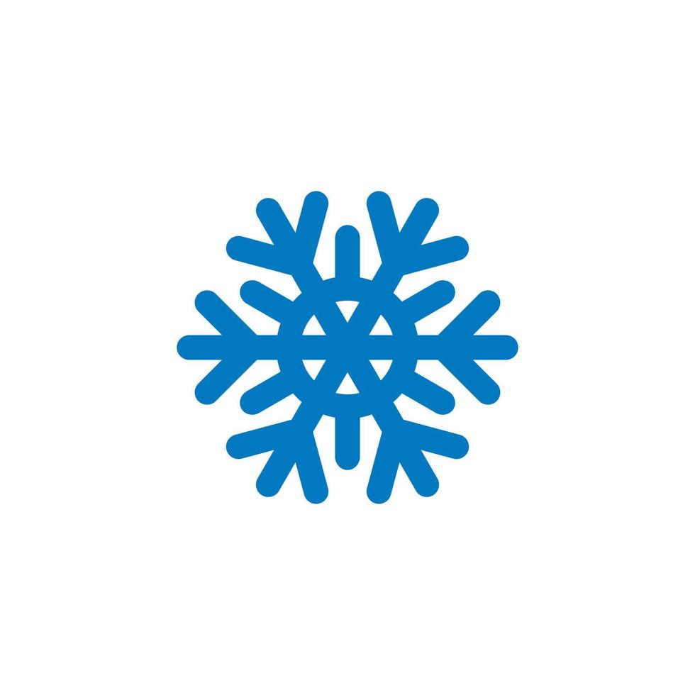 vinter vektor, abstrakt snö logotyp vektor