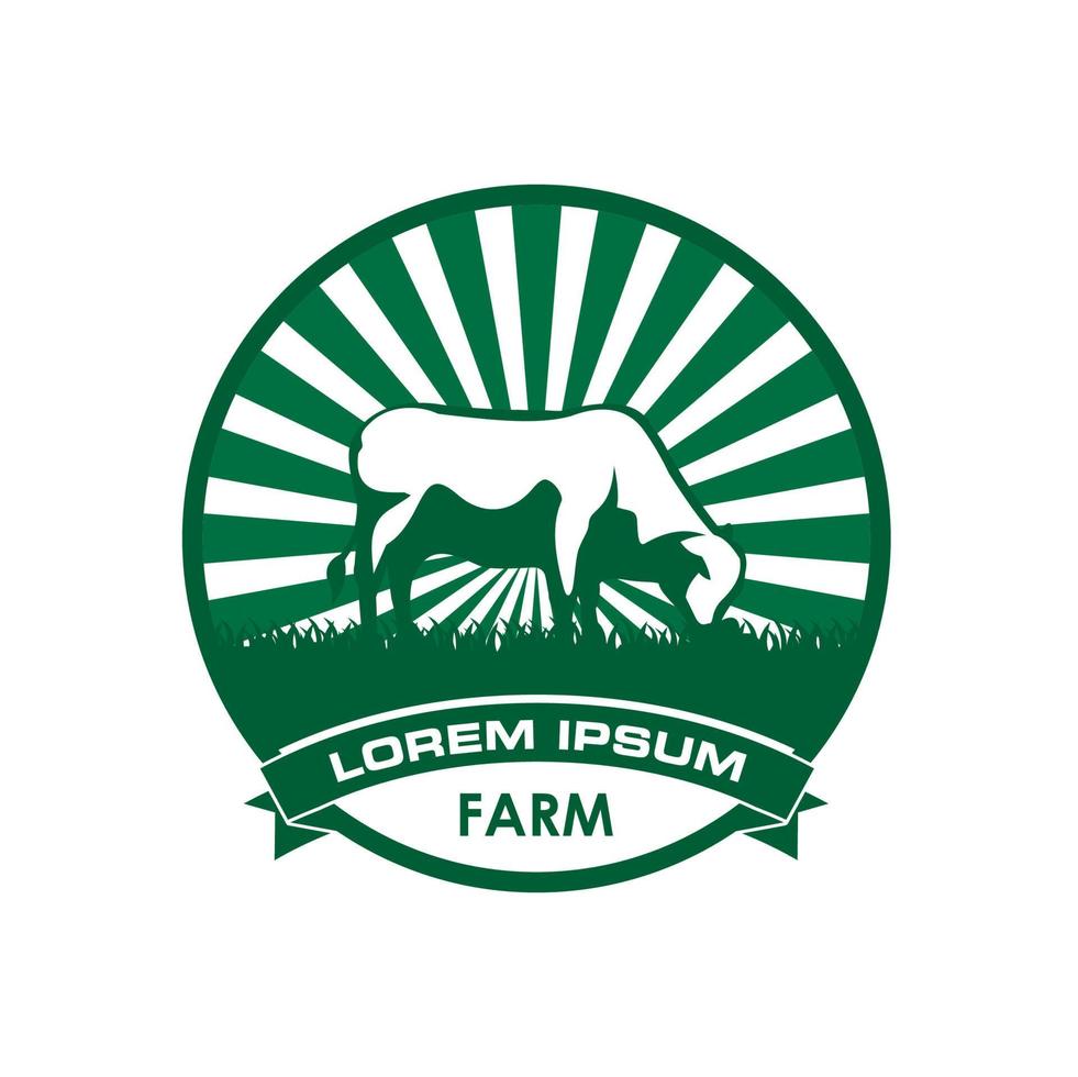jordbruk vektor, djur logotyp vektor