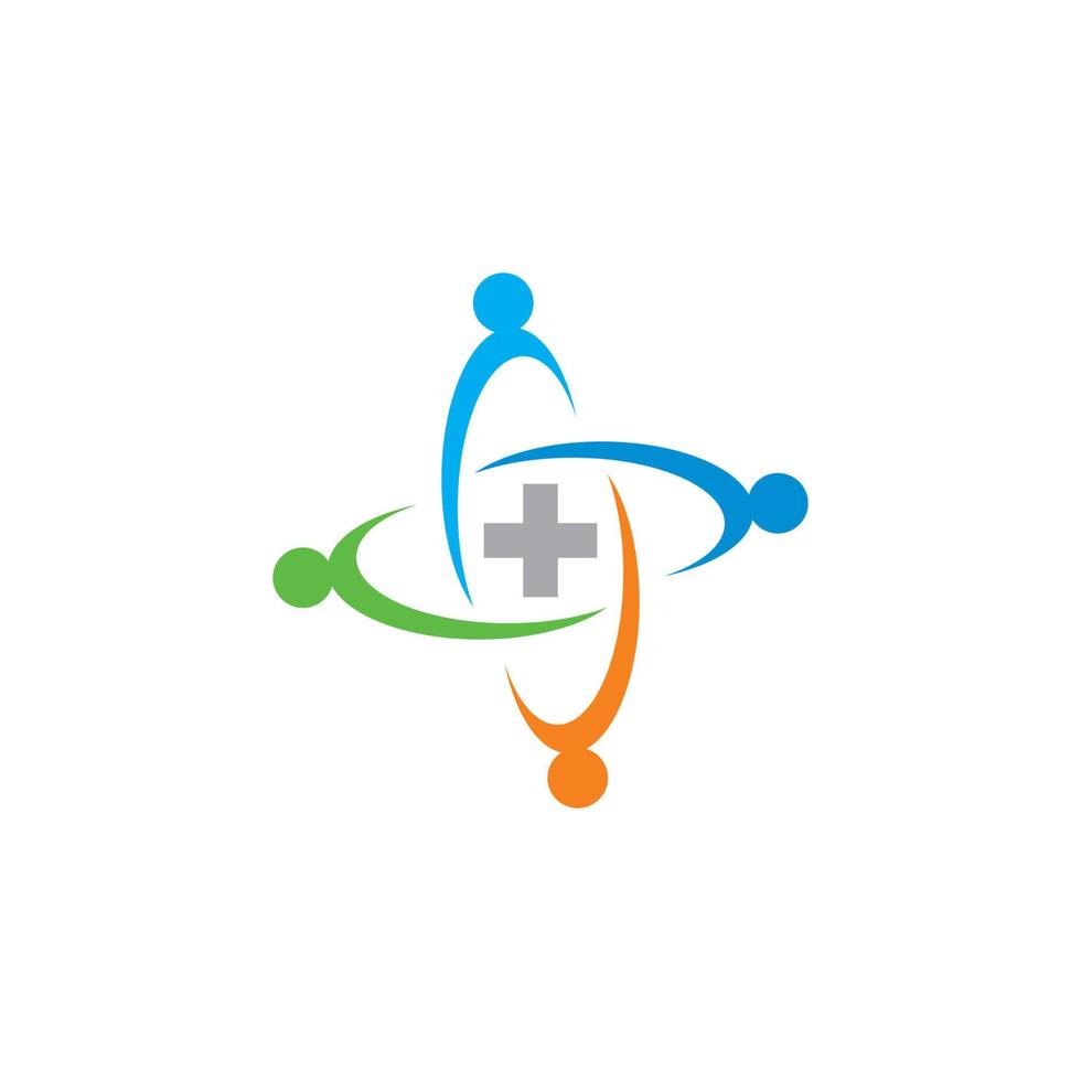 medizinisches Logo, Logo der medizinischen Versorgung vektor