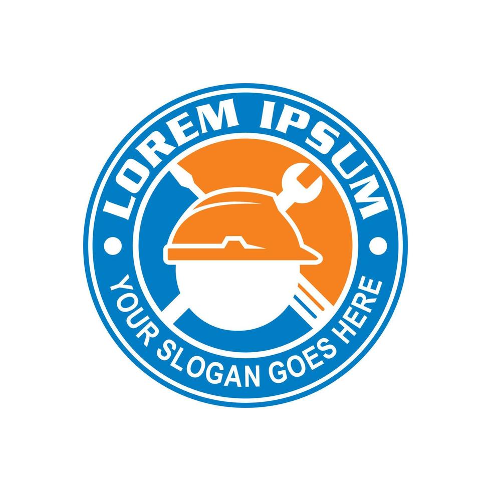 Logo der Maschinenbauindustrie, Industrielogo vektor