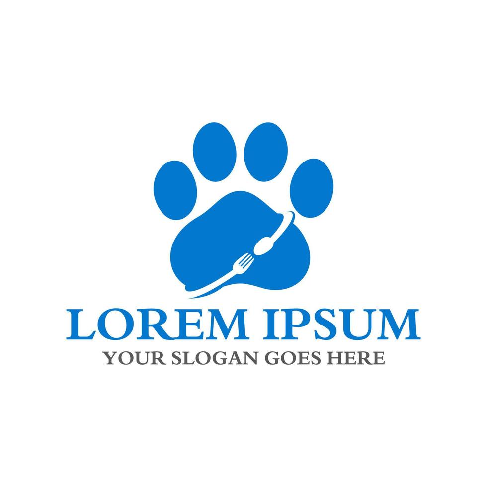 Logo für Haustierpflege und -nahrung, Logo für Haustierpflege vektor