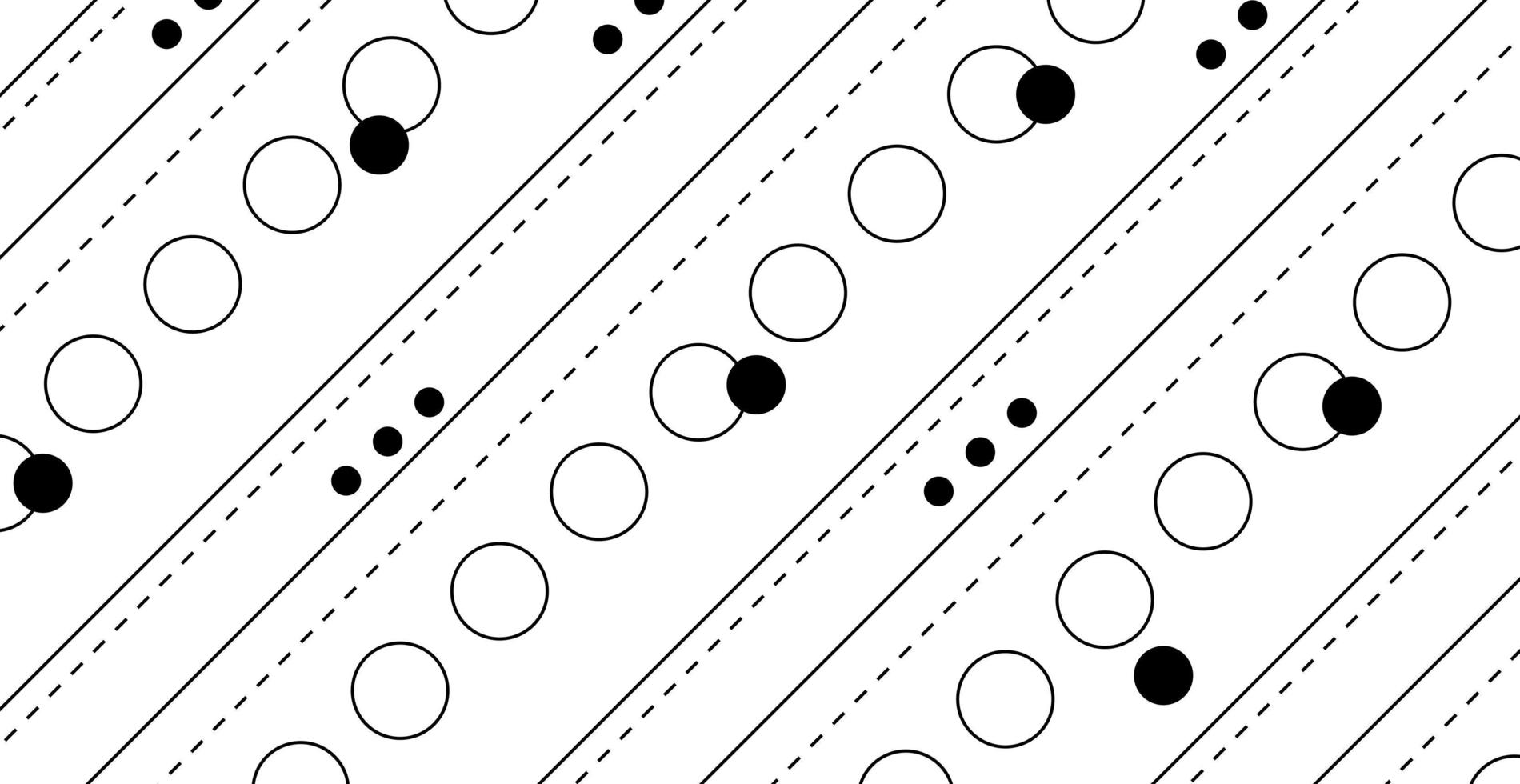 bunter mehrfarbiger abstrakter Panoramahintergrund aus verschiedenen geometrischen Formen - Vektor