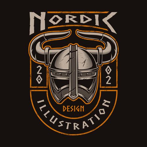 Wikingerhelm vektor