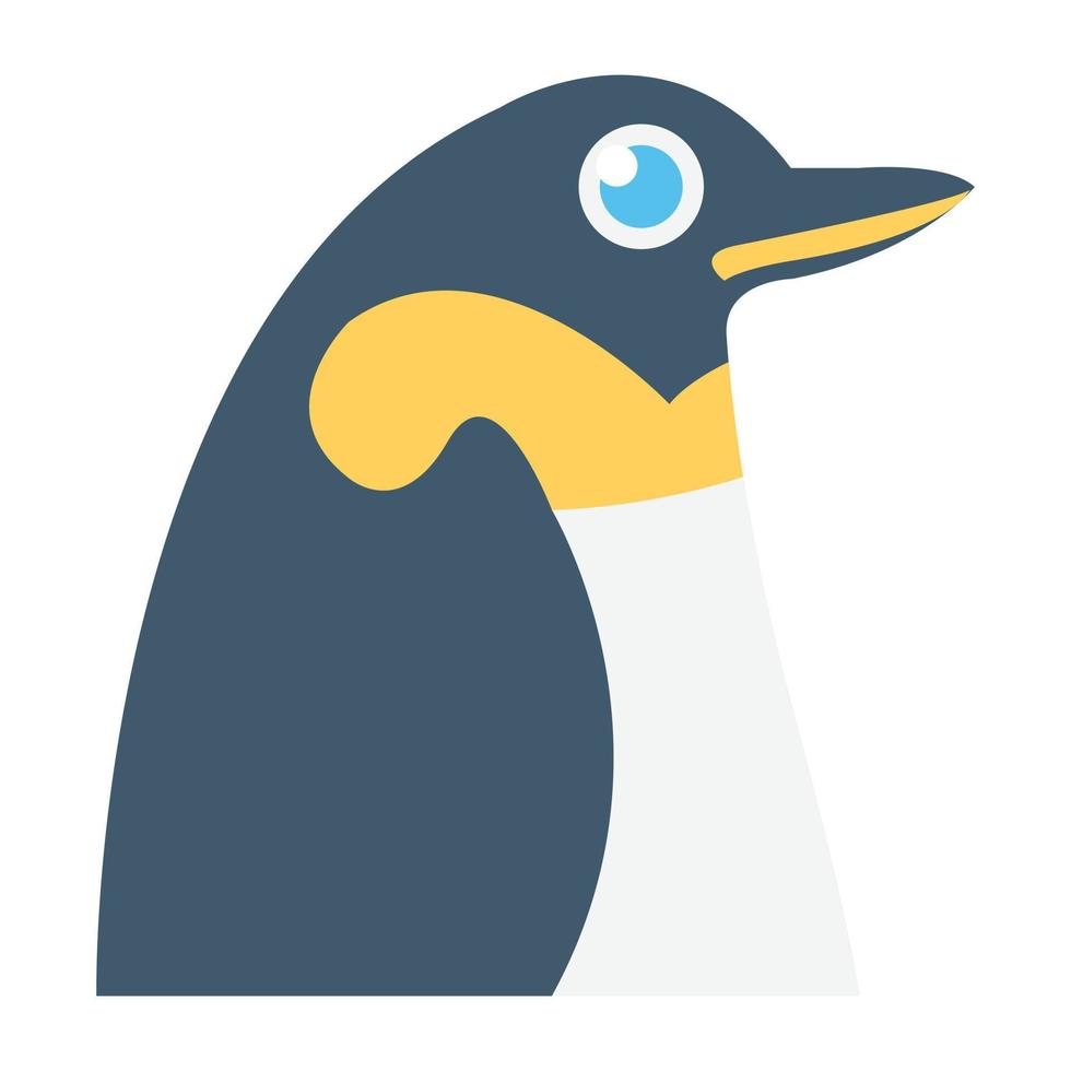 trendiga pingvinkoncept vektor
