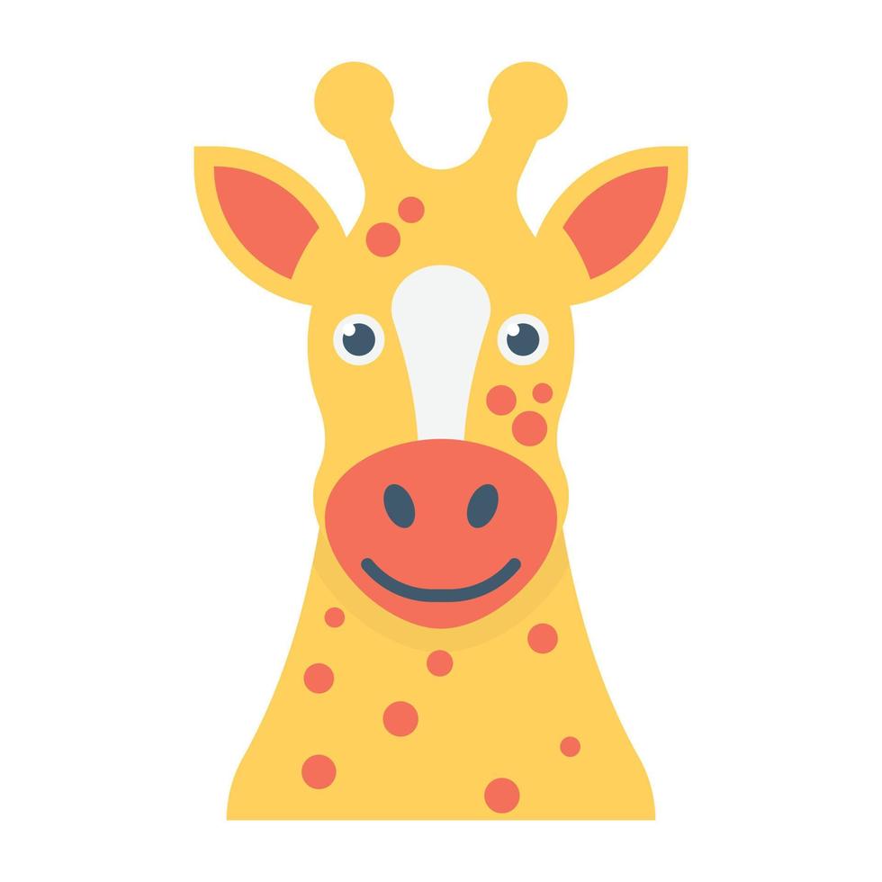 trendige Giraffenkonzepte vektor