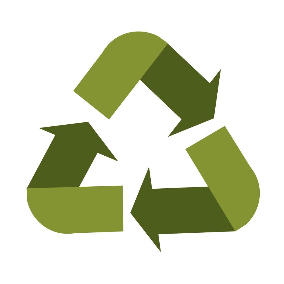 Grüne Recycling-Pfeile vektor
