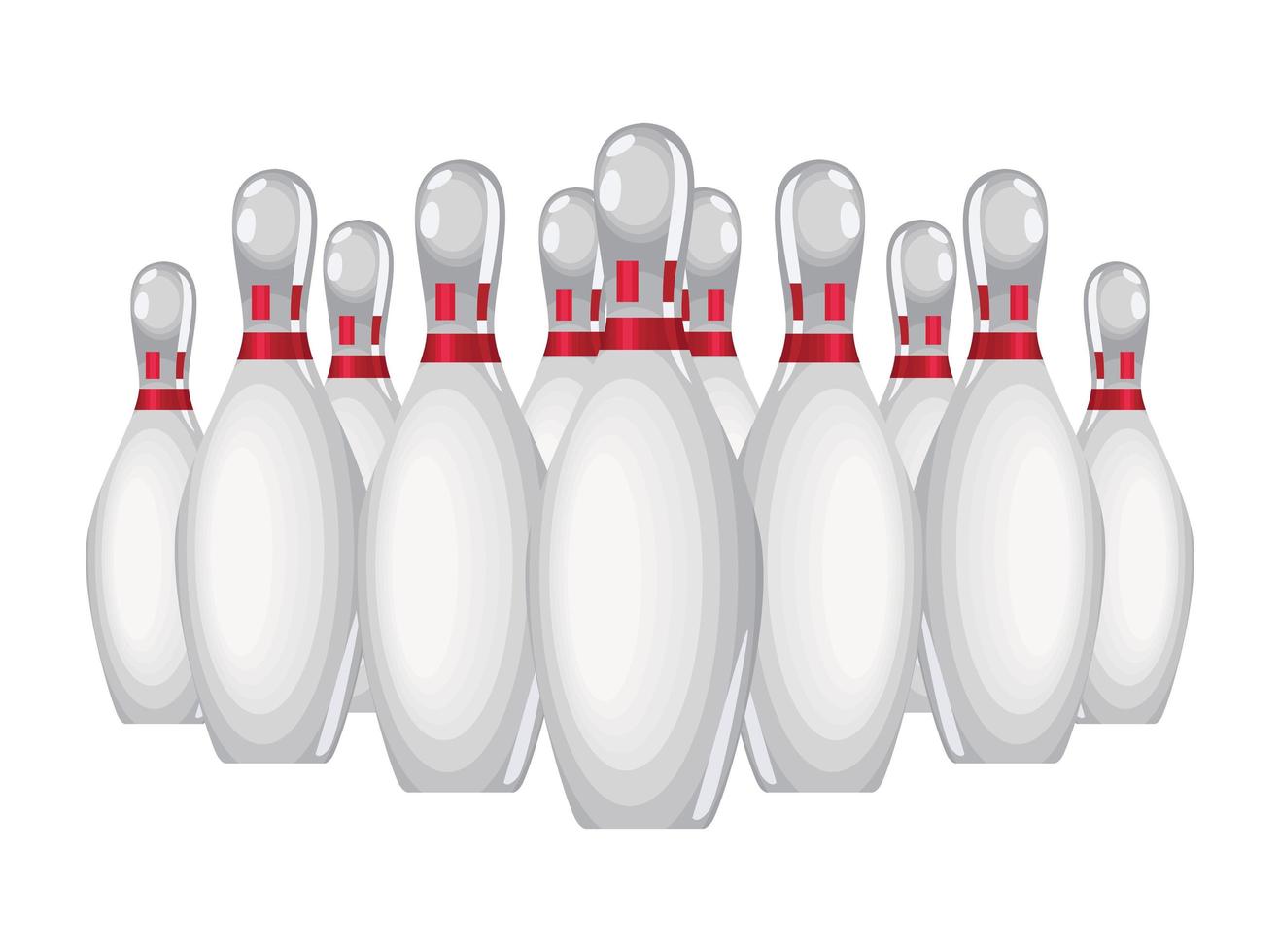 bowling sport tallar vektor