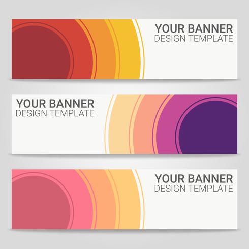 Abstrakt vacker banner mall bakgrund, Vektor illustration, Design för företagspresentation