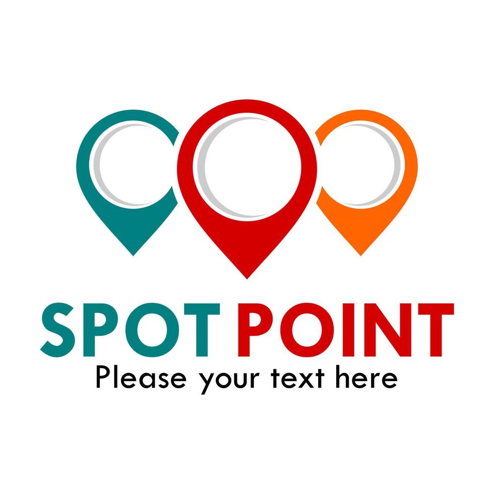 spot point design logotyp mall illustration vektor